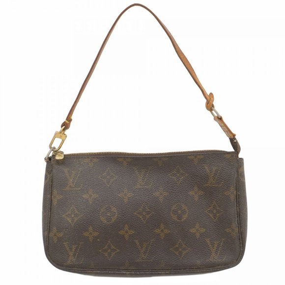 LOUIS VUITTON Brown Monogram Pouch - Picture 1 of 16